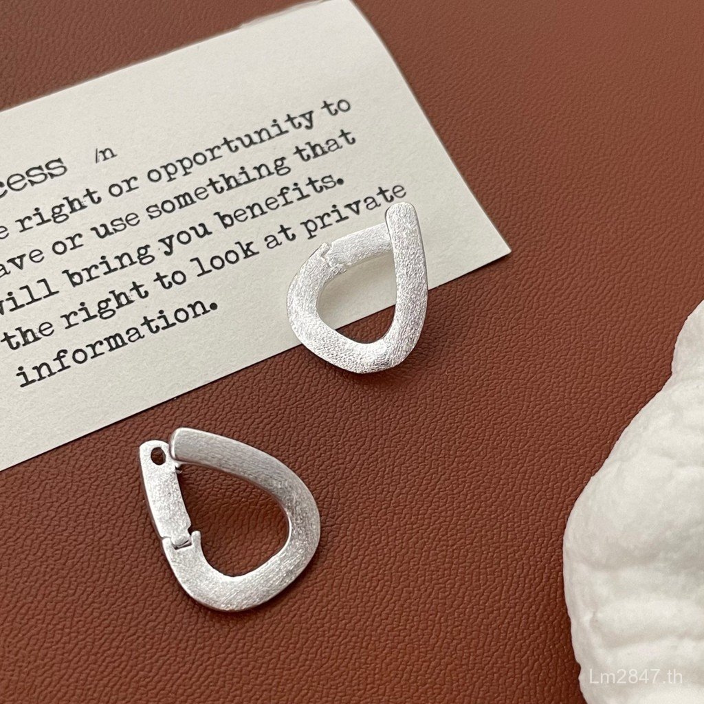 แหวนต่างหูกระพริบเงินสเตอร์ลิงแบบหรูหรา ดีไซน์สำหรับผู้หญิง รหัส 064S