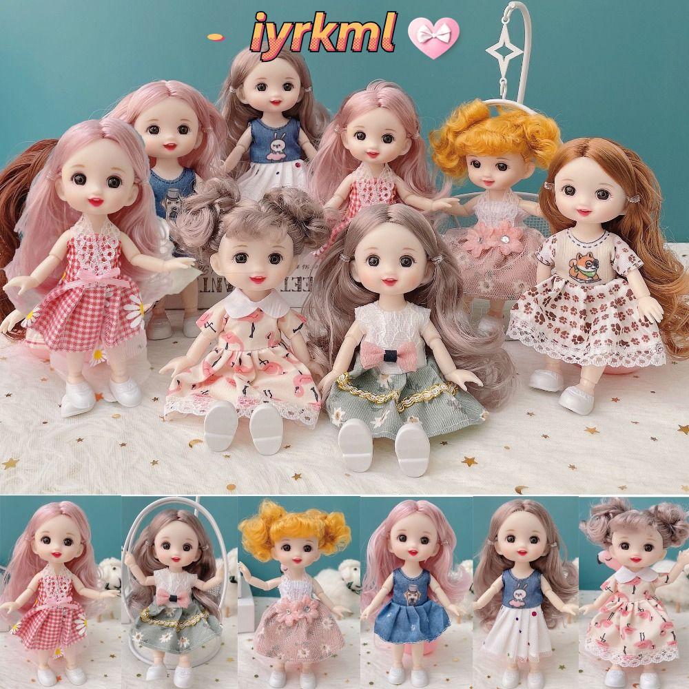 IYRKML เสื้อผ้าตุ๊กตา, แฟชั่น Multistyles High-end Dress Up, คุณภาพสูงสาวของเล่น 16 ~ 17 ซม.ตุ๊กตา