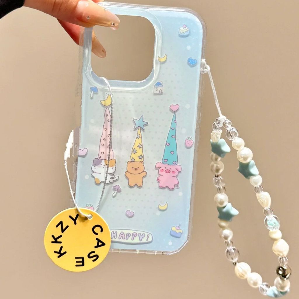 หมวกสัตว์เหมาะสําหรับ Samsung s24fe เคสโทรศัพท์ s25 สองชั้น s23ultra ผู้หญิง s21 +/ s22/a54/a52 Crea