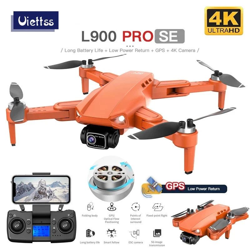 Pro Se Gps Drone Profesional 4k Hd 5g Wifi Fpvกล้องQuadcopterมอเตอร์Brushless Rc Mini Dronสําหรับของ