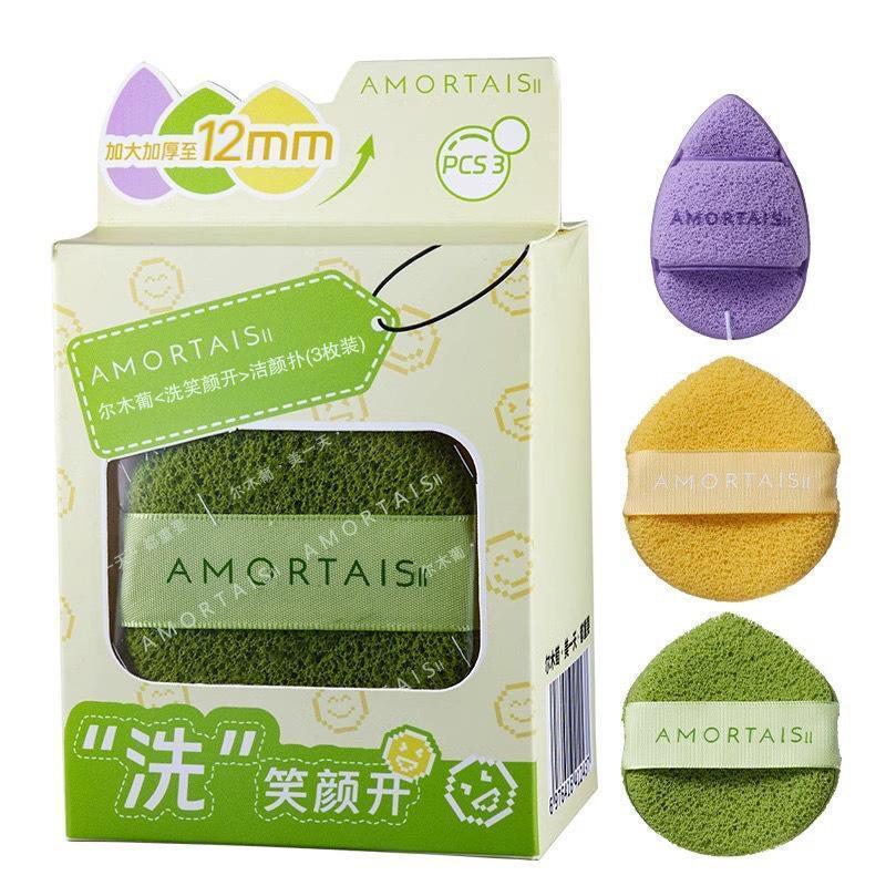 【COD】AMORTALS ฟองน้ําทําความสะอาดผิวหน้าชนิดถุงมือทําความสะอาดผิวหน้าอย่างล้ําลึก - รูปที่ 3