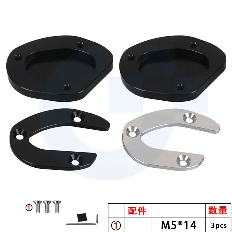 สําหรับ MV Agusta Rivale 800 MV Agusta Dragster 800 รถจักรยานยนต์ CNC Extension Pad สนับสนุน Kicksta