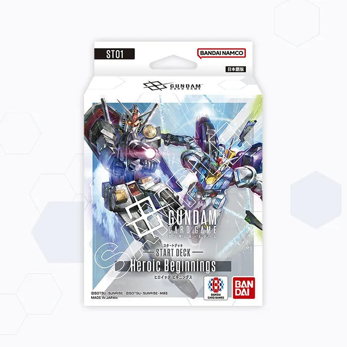 GUNDAM CARD GAME Start Deck [ST01] - Heroic Beginnings [JPN]