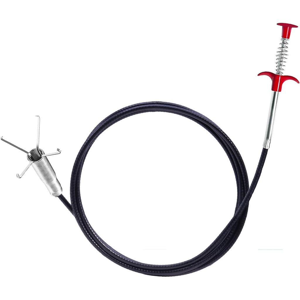 Drain Snake,61 Inch(about 61 cm)Drain Blockage Remover - Flexible Drain Cleaning Tool,Suitable for h