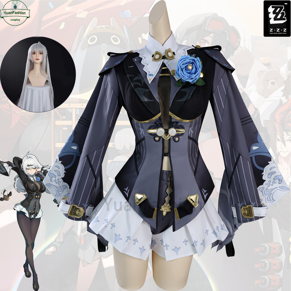 [สต๊อกพร้อม]คอสเพลย์ Zenless Zone Zero ชุดคอสเพลย์ Yixuan ฟื้นฟูที่สมบูรณ์แบบ
