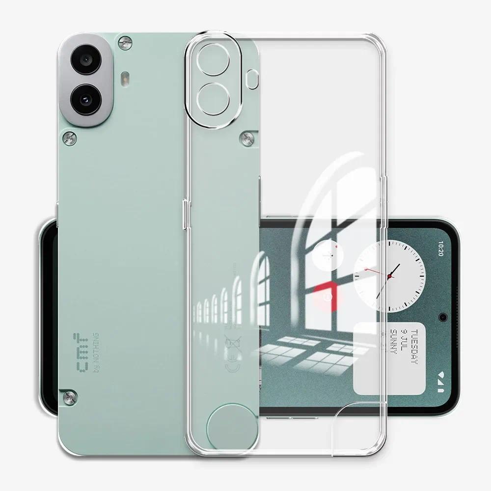 CASE Nothing CMF Phone 1 SOFT TPU CLEAR ULTRATHIN JELLY BACK COVER TRANSPARENT PNEW