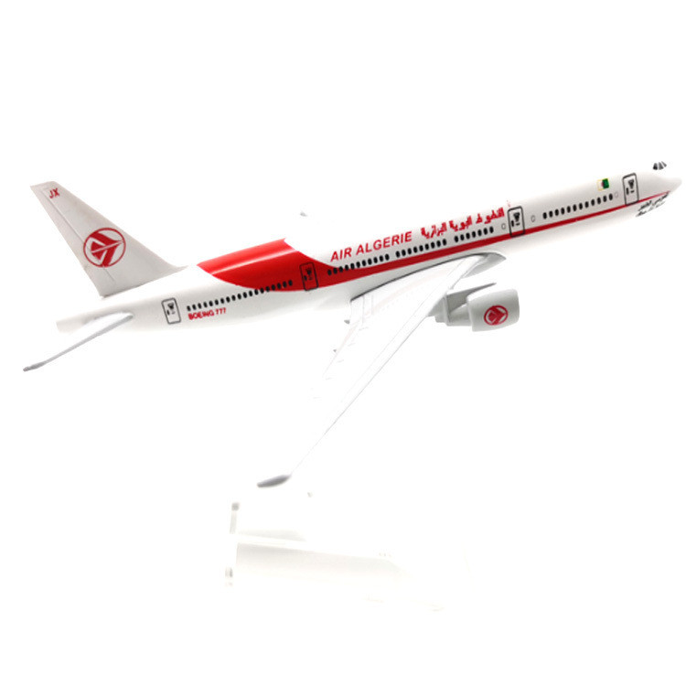 [Ready Stock] Collection Model 16CM Algeria Airlines Boeing 777 Alloy Airplane Model