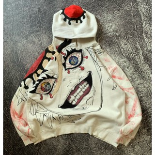 Y2K Hip Hop Hoodie สไตล์ Retro หลวมๆ ตามแบบฉบับ Harajuku ใหม…