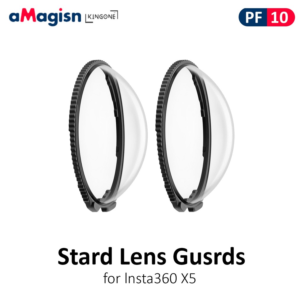 aMagisn PF10  Stard Lens Gusrds for lnsta360 X5  การ์ดเลนส์ป้องกันเลนส์กระจก