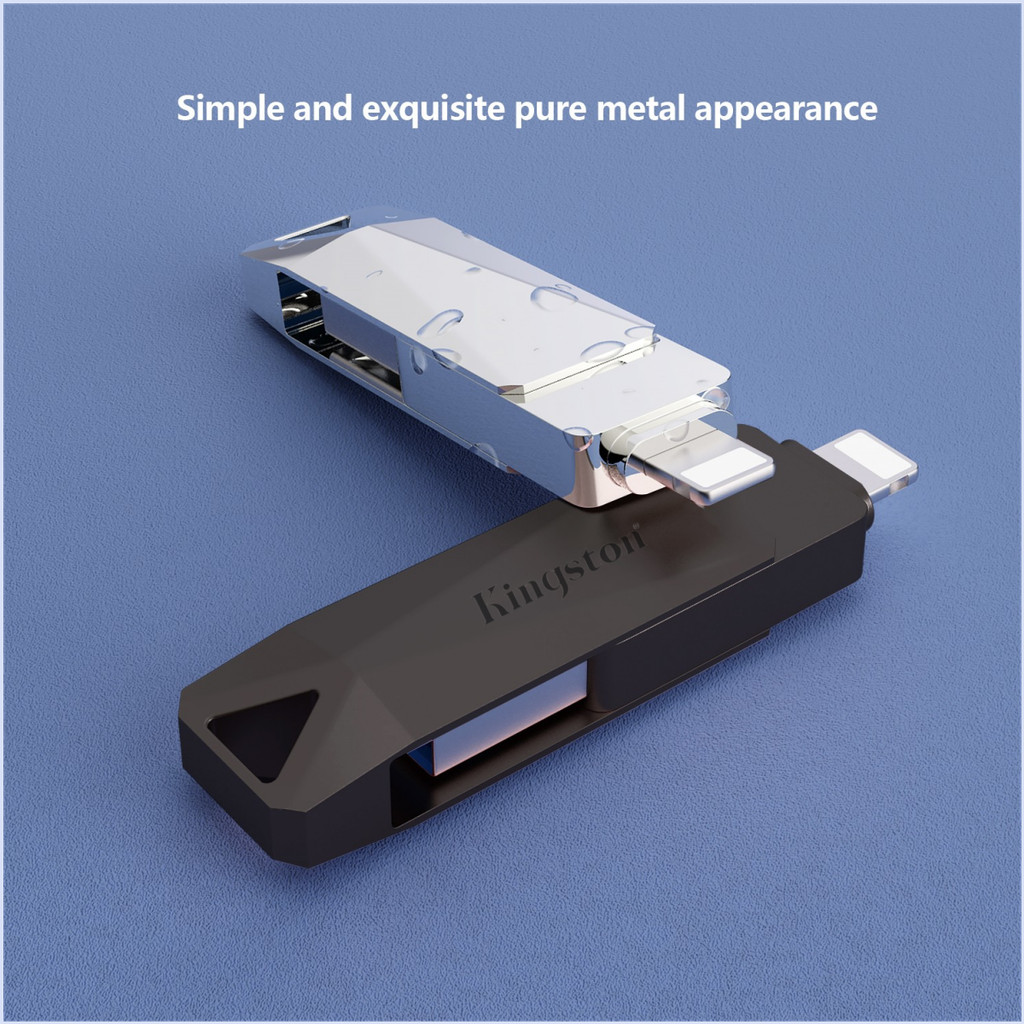 2 in 1 Type C แฟลชไดรฟ์ 1TB Otg Thumb Drive Pendrive สําหรับ iPhone Storage