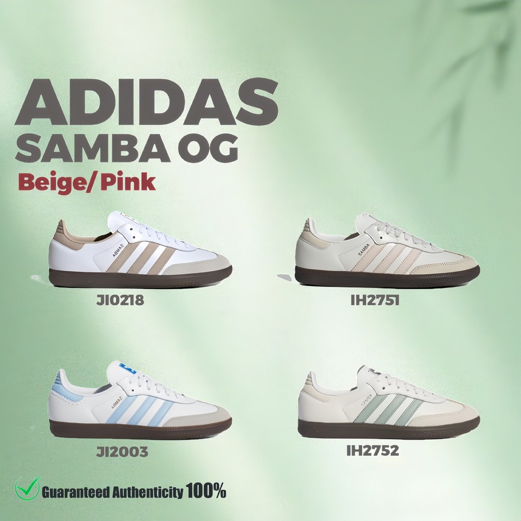 ⭐รองเท้า Adidas originals SAMBA OG IH2751&IH2752&JI0218&JI2003&IG1962 [ของเเท้ 100%] สะดวกสบาย รองเท