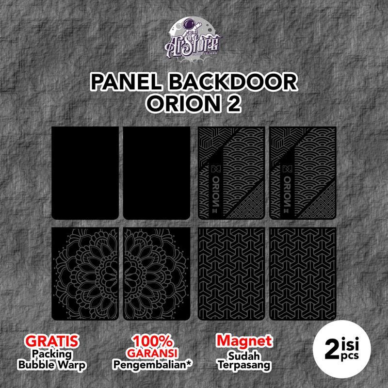 Orion 2 Black Panel Casing Cover Accessories- Texture, 2 ชิ้น, 2 มม.อะคริลิค,แม่เหล็ก,จอแสดงผลตกแต่ง - kasan.reborn