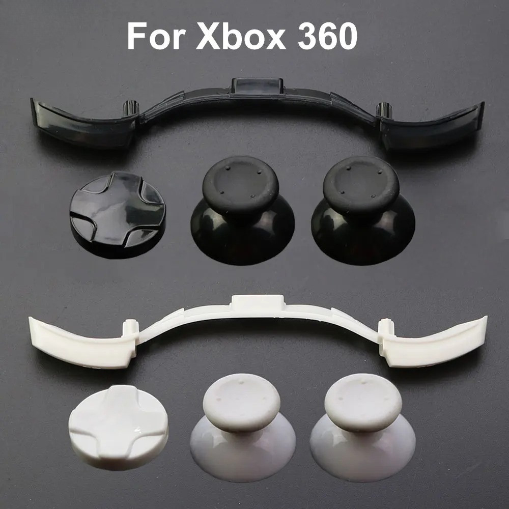 LB RB ปุ่มกันชนสําหรับ Xbox 360 Controller 3D Analog Thumb Sticks Grip Caps Cross D-pad ทิศทาง Key