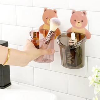 ที่ใส่แปรงสีฟัน ที่ใส่ยาสีฟัน ชั้นวางของติดผนังห้องน้ำ กล่อง…