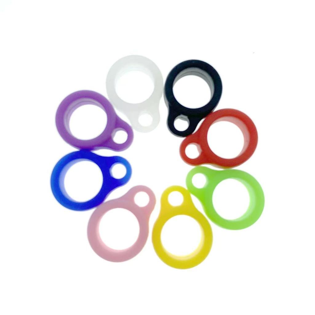 ร้านมิกะ ▏ 30ชิ้นมัลติฟังก์ชั่ซิลิโคนยืดหยุ่นแขวนแหวนลายเซ็นหน้าปากกาพลิกทุ่มเทป้องกันการสูญหายเชือกแหวนกันลื่นป้องกันการล้มออกแบ