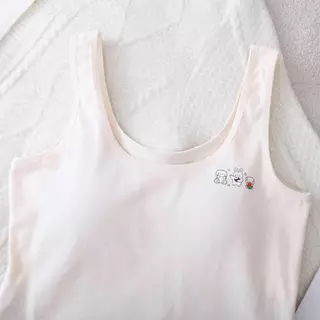 [Y D]🔥พร้อมส่ง🔥เสื้อซับในเด็ก เสื้อชั้นในแบบเต็มตัว ผ้าฝ้าย ฟองน้ำเย็บติด ระบายอากาศได้ดี #3015