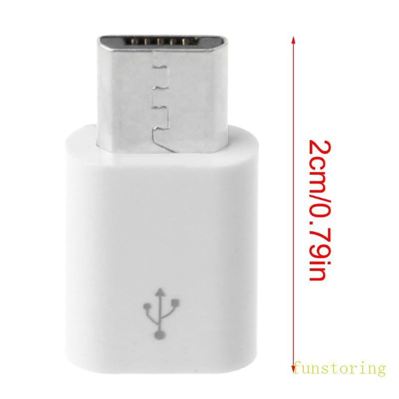FUN USB Type C ถึง Micro USB Charger C Female to USB Male Adapter Charger Adapter