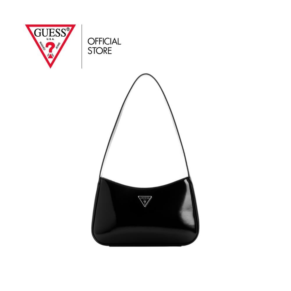 GUESS กระเป๋า รุ่น NY949617 ARNELA TOP ZIP SHOULDER BAG สีดำ