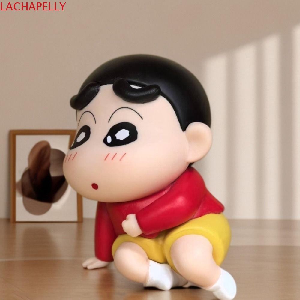 LACHAPELLY Crayon Shin-chan รูป, สะสมอะนิเมะ Shin Chan ของเล่น, การ์ตูนตกแต่งสร้างสรรค์ 8 ซม. Shin C