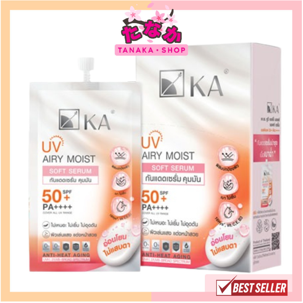 🔥แท้/ดีลสุดคุ้ม/ไลฟ์ทุกวัน🔥(กล่องx6ซอง) KA UV Airy Moist Soft Serum SPF 50+ PA++++ 7g. (M)