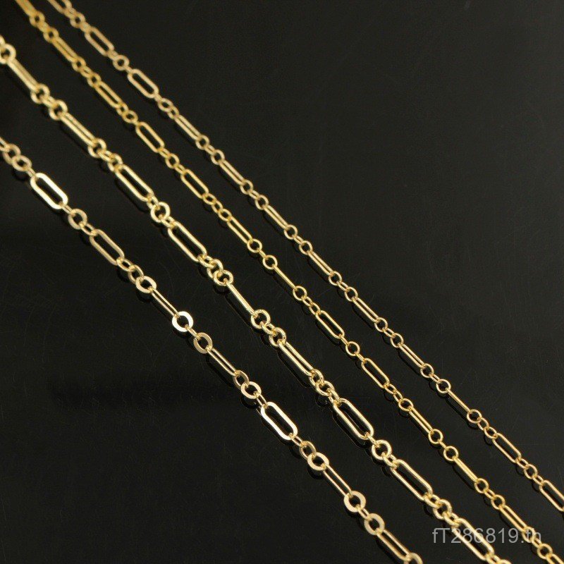 โซ่คลอดโกลด์ 3 สไตล์ พร้อมอุปกรณ์เสริมสร้อยคอและกำไลข้อเท้า ทำเองได้ง่าย AIT0