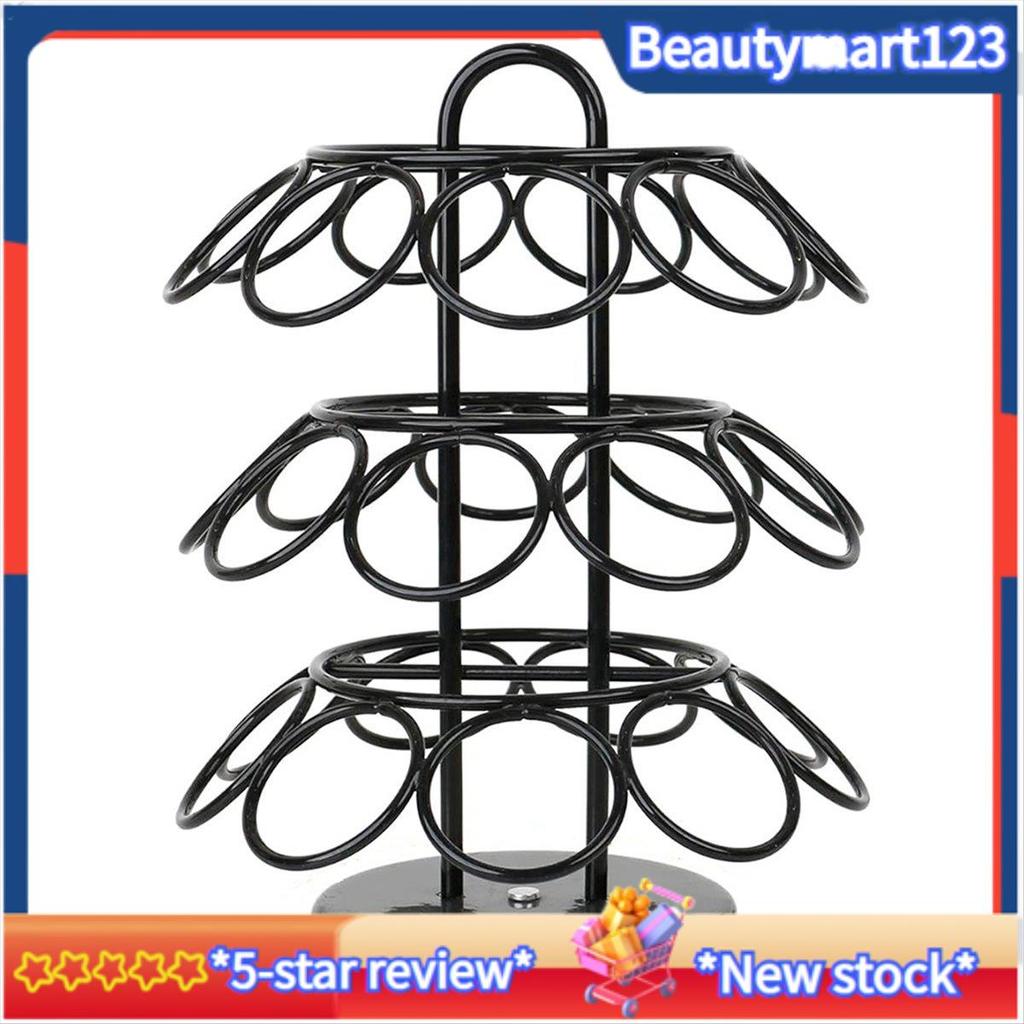 BMCoffee Pod Holder เข้ากันได้กับ K Cups (27 Pods) สีดํา