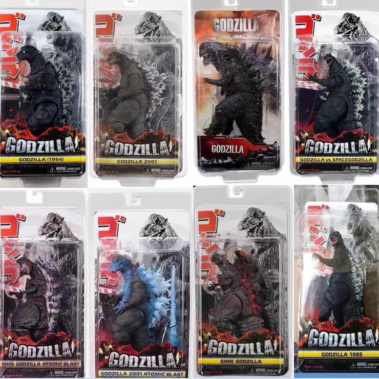 NECA2016 เวอร์ชั่นภาพยนตร์ 2019 Godzilla 2 Monster Godzilla Joint Movable Model