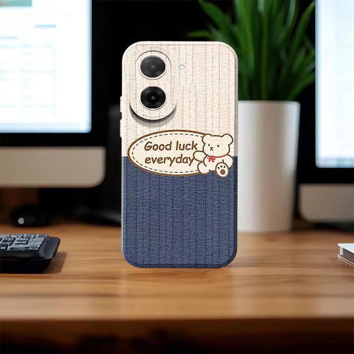 Softc4se ยืดหยุ่น R3dm1 A5 4G 2025 R3dm1 Poco C71 4G 2025 Motif B3ar Procamera ปลอกกันชนซิลิโคนโชคดี