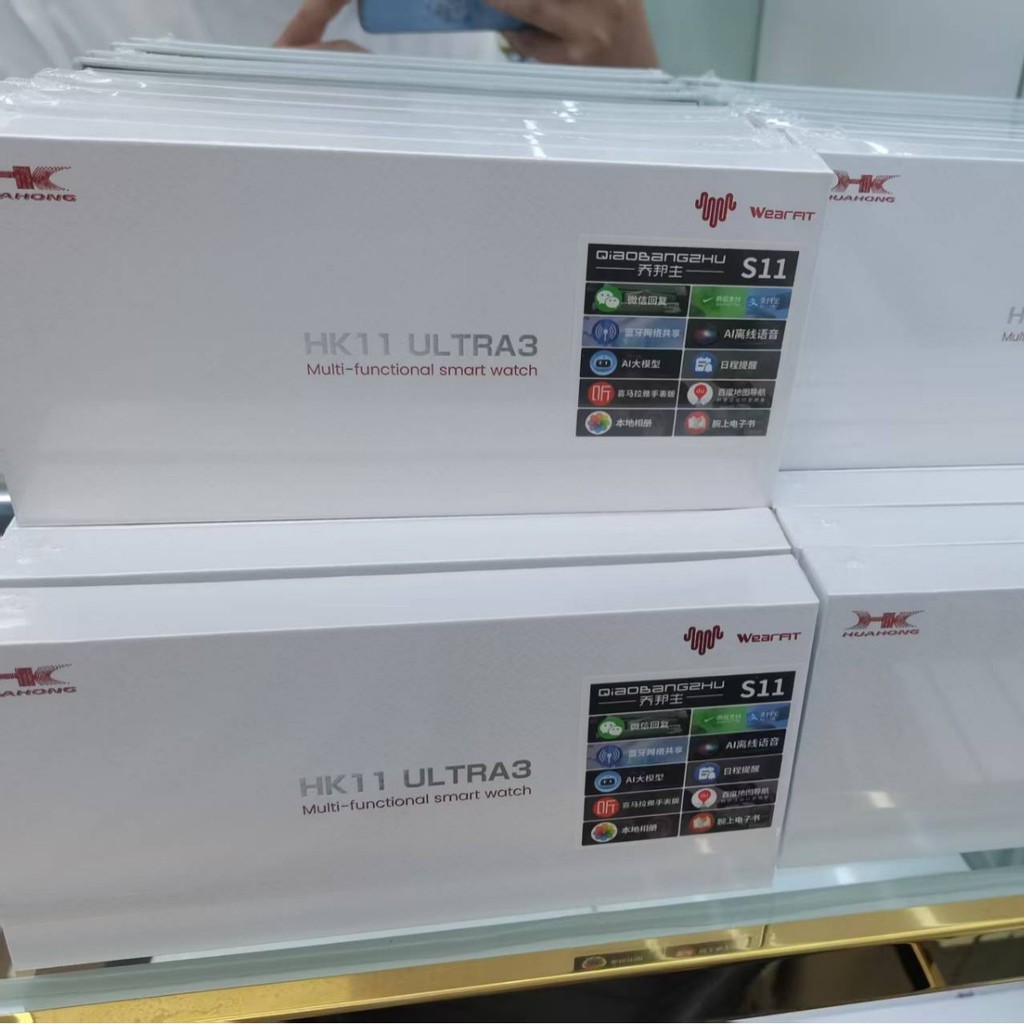 Joe Helper HK11 Ultra3 สมาร์ทวอทช์ Dual Payment Multi-Function AI + ตอบข้อความนาฬิกากีฬาสุขภาพ