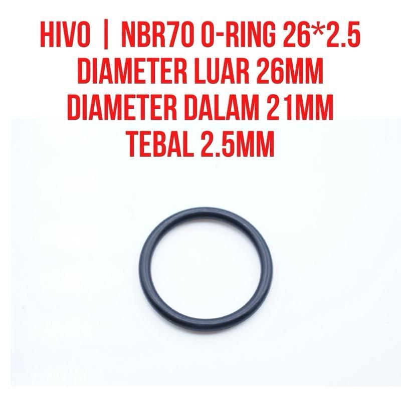 Oring 2.5x21 2.5*21 2.4 x 21 มม. Seal Sil NBR70 ความหนา 2.5 มม. เส้นผ่านศูนย์กลางภายใน 21 มม. ทนความ