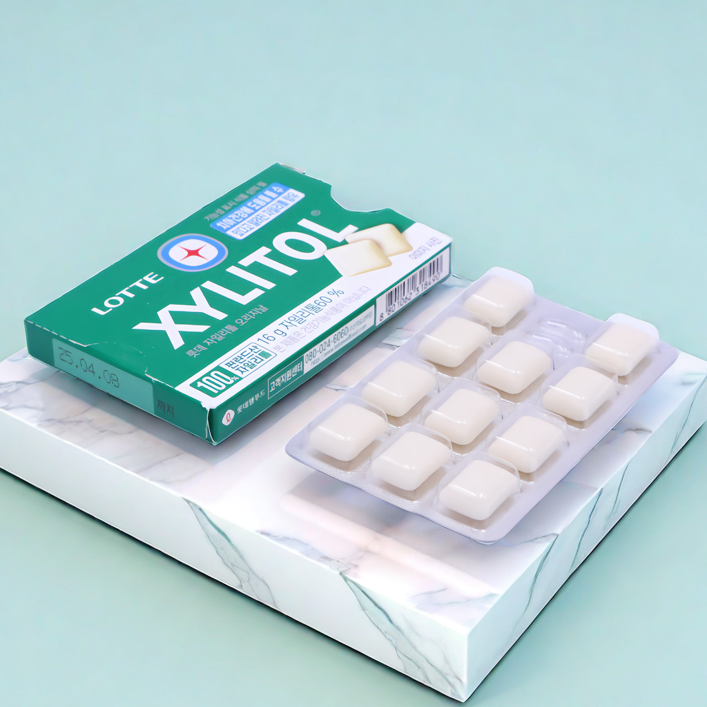 Lotte/Lotte Xylitol Chewing Gum 16g กล่องสามารถพกพาติดตัว You Fresh Breath Candy นําเข้าจากเกาหลี 11