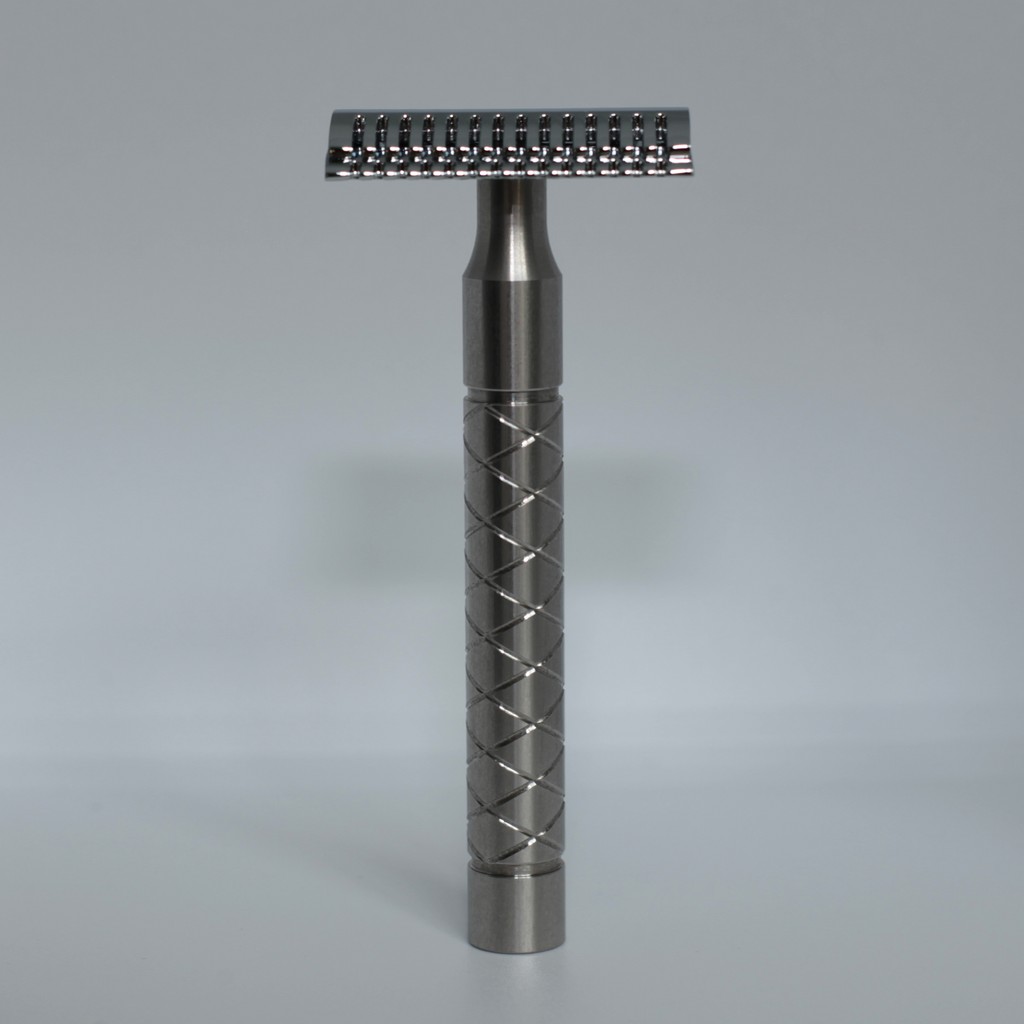 Yaqi yaqi หัวโกนแบบใช้มือหัวโกนสองด้านหัวโกนสมัยเก่าหัวเครื่องโกนหนวดเพื่อความปลอดภัย