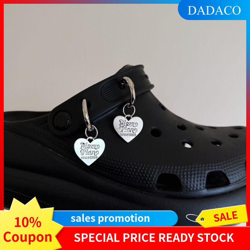 ติดรองเท้า โลหะเสน่ห์ทําเองตกแต่งหลุมรองเท้าอุปกรณ์เสริมหวานเย็นพังก์ดาวรักรองเท้าหัวเข็มขัดสร้างสรร