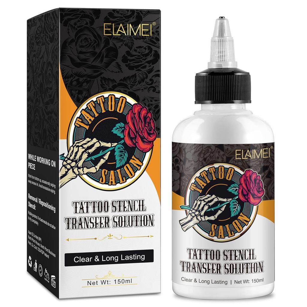 Tattoo Stencil Transfer Gel Solution,150ml Professional Tattoo Stencil gel Fresh Stencil Transfer Cr