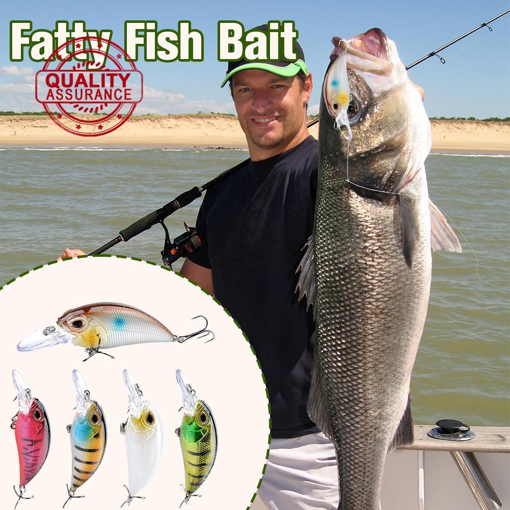 14.5g/9 ซม.ล่อไขมันน้อย Deep Dive Rock Trembling Fatty Bass ปลาโยน Sea Long Grouper I3h1