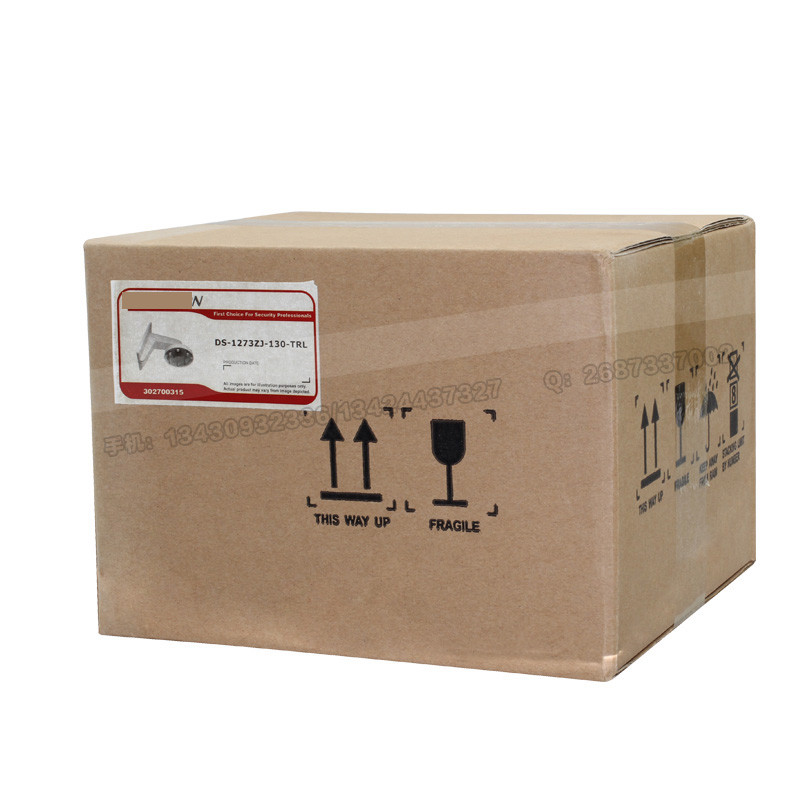 Conch Type Mini Hemping Series กล้องติดผนัง Comfort Bracket DS-1273ZJ-130 อลูมิเนียมอัลลอยด์การตรวจส