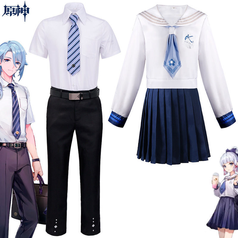 Yuanshen Cosplay ชุด Xicha Linkage God Sariyahua JK สำหรับหญิง | จัดส่งภายใน 24 ชั่วโมง