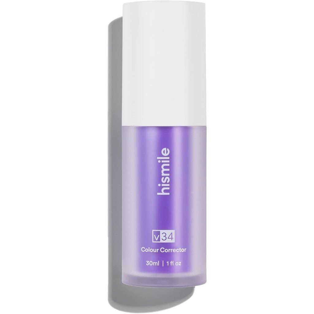 Hismile v34 Colour Corrector, คอนซีลเลอร์คราบฟัน, บูสเตอร์ฟอกสีฟัน, ยาสีฟันสีม่วง, เทคโนโลยีการแก้ไข