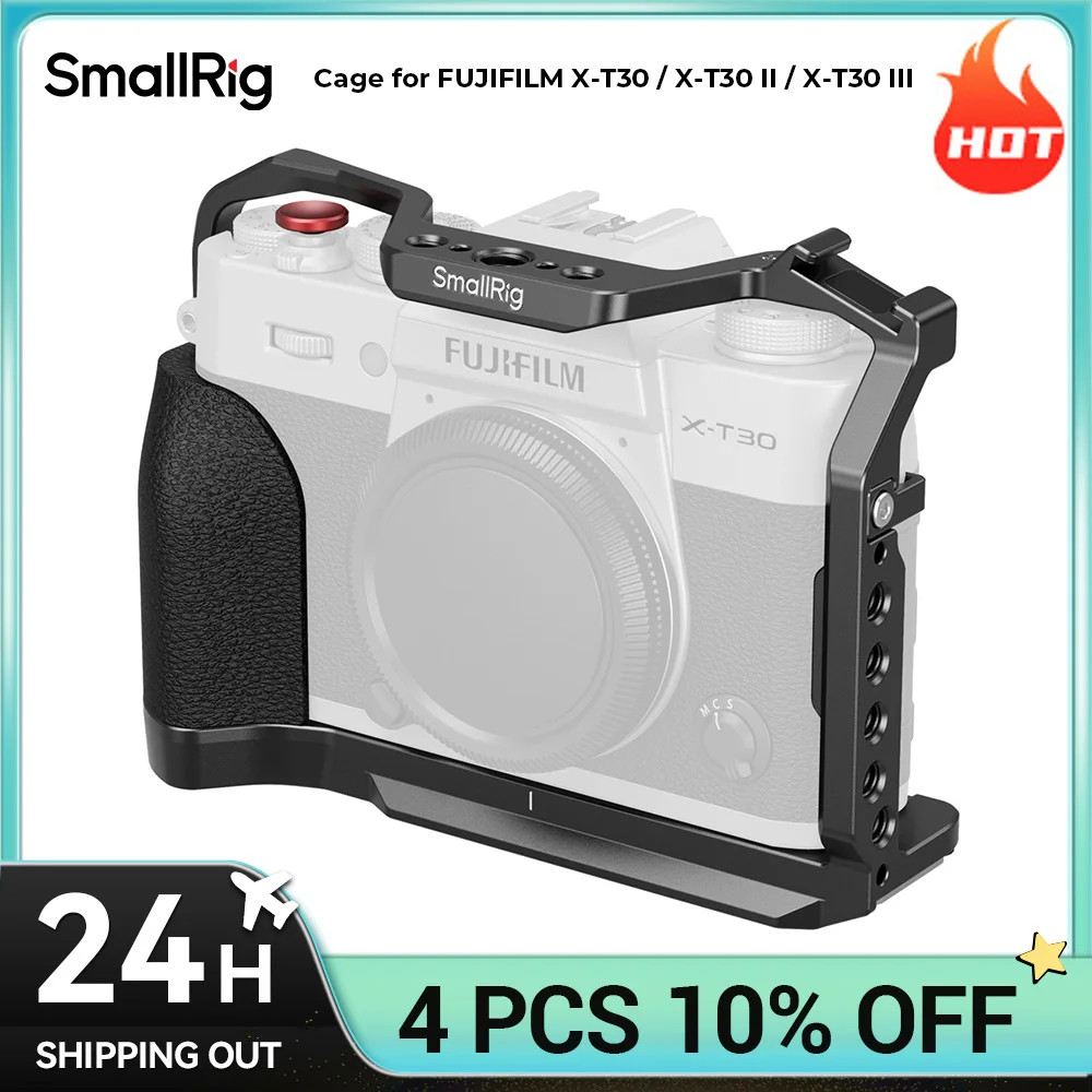 SmallRig X-T30 II / X-T30 III กล้อง Full Cage สําหรับ FUJIFILM X-T30 / X-T30 II /X-T30 III พร้อม Arc