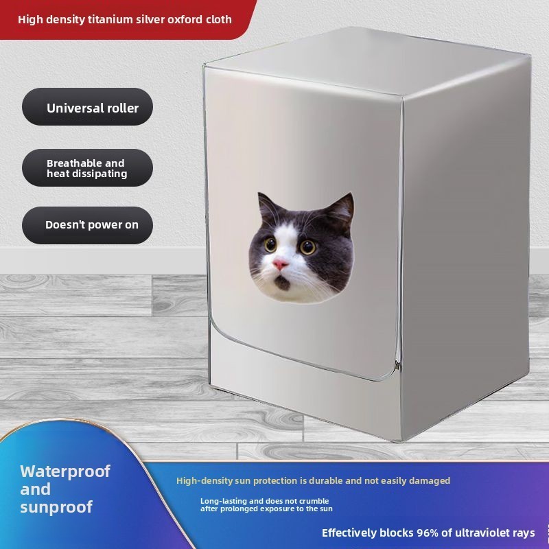 Universal Washing Machine Cover 10kg Waterproof and Sunproof Fully Automatic Cover Little Swan Thick