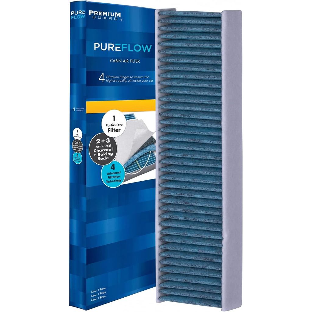 กรองอากาศห้องโดยสาร PureFlow PC99596X | ใส่ 2020-2025 Porsche 718 Cayman, 718 Boxster, 718 Spyder, 2