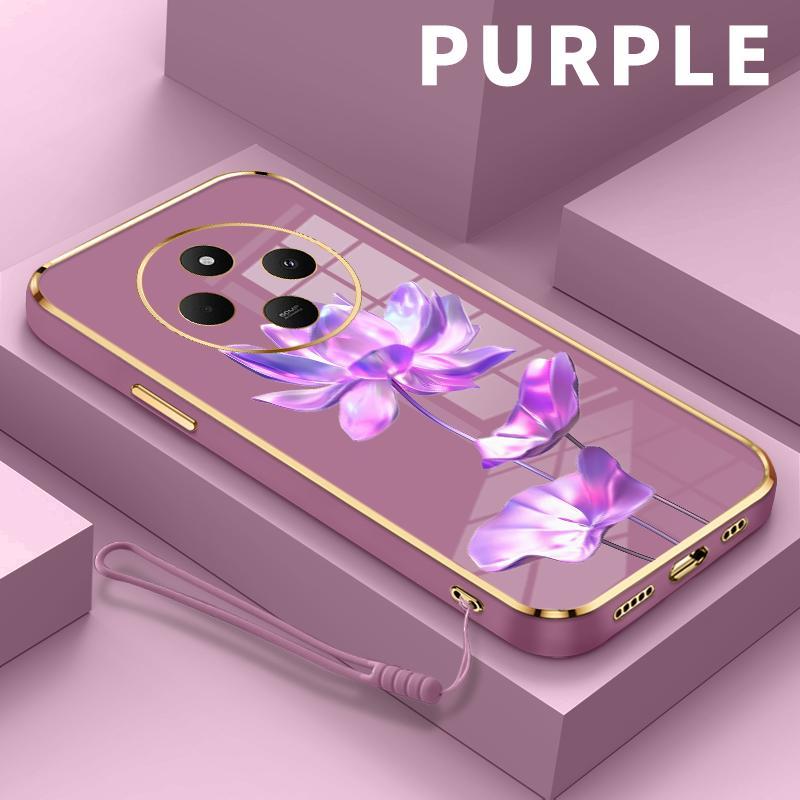 เคสนิ่ม Xiaomi Redmi 14C A1 A2 A3 K30 Pro Zoom Ultra K40 Plus K50 K70E S2 Turbo 4 5G Y2 Y3 ดอกไม้สวย