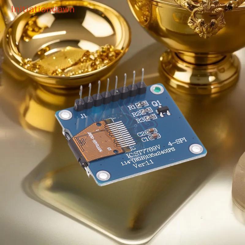 [Initiationdawn] 1.14 นิ้ว SPI Serial Port 135x240 หน้าจอสัมผัส IPS TFT Display ST7789 135x240 SPI 8