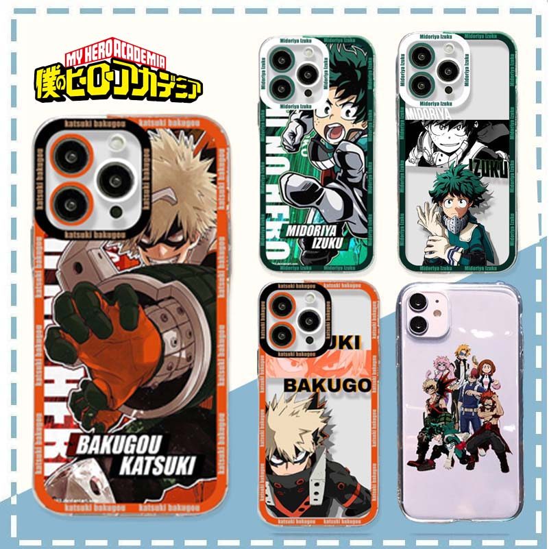 My Hero Academyเคสโทรศัพท์สําหรับiPhone 16E 16 Pro Max 6 6S 7 8 Plus X XS MAX XR SE4ซิลิโคนการ์ตูนปก