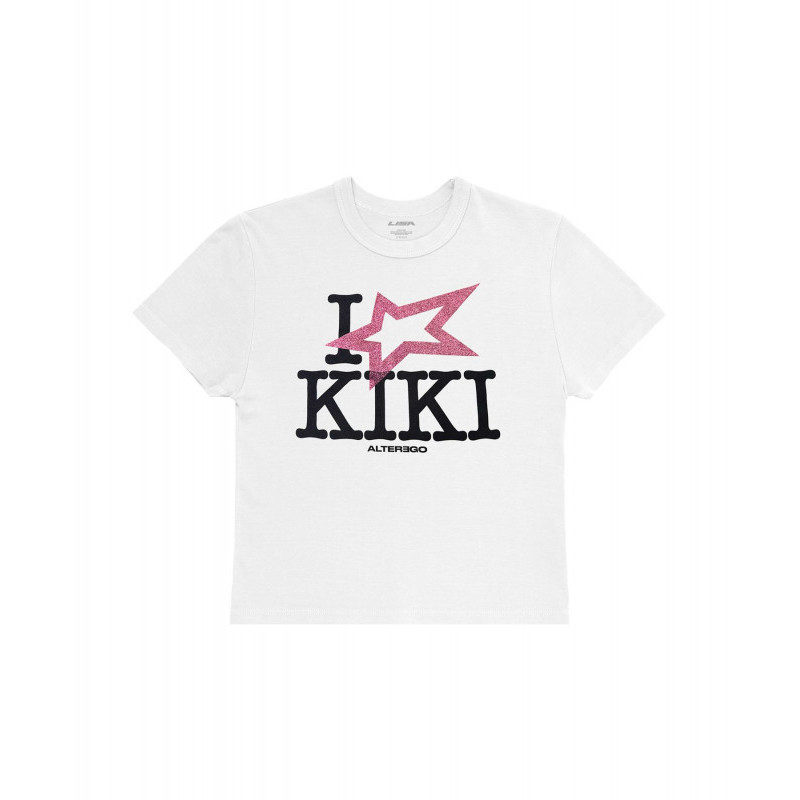 LISA & MUSINSA คอลเลกชันสินค้าพิเศษ[ALTEREGO] เสื้อยืด KIKI CROP