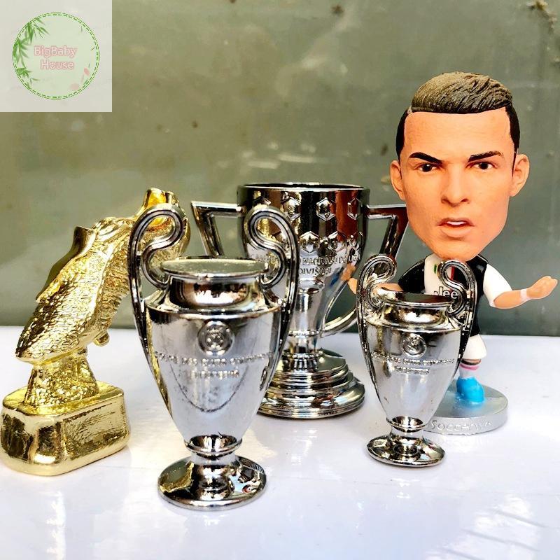 BigBabyHouse Uefa Champions League Trophy ลูกฟุตบอลเครื่องประดับ Uefa Europa League Match รางวัล Min