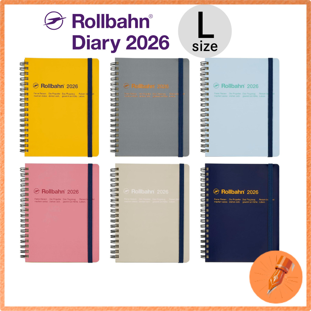 Delfonics Planner 2026 / Rollbahn Diary L monthly planner