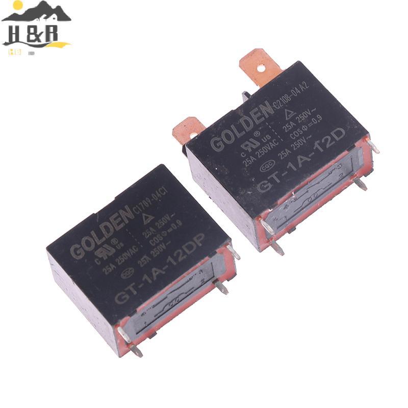 H&B Nov 1Pce GT-1A-12D/GT-1A-12DP Gordon เครื่องปรับอากาศเครื่องทําน้ําอุ่นรีเลย์ 25A 4 ฟุต 12V เครื