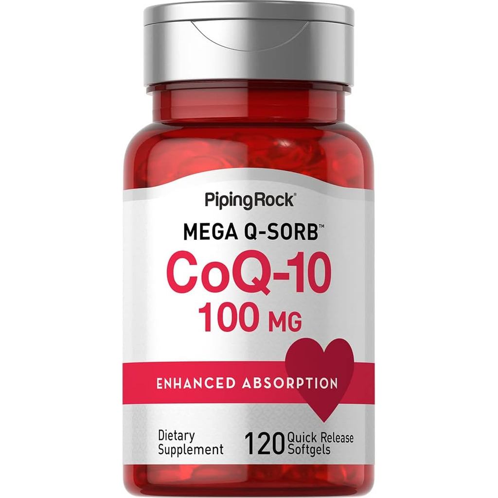 CoQ10 | Coenzyme Q10 100 mg. (120Softgels) โคเอนไซม์ คิวเท็น ubiquinone