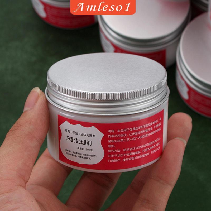 [Amleso1] 100ml Leather Edge Paint Smoothness Handcraft Cmc Smooth Treatment Protective Edge Paint L
